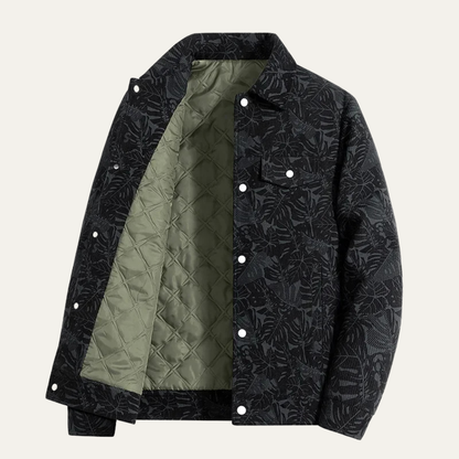 The Roma Men’s Casual Slim Fit Quilted Cotton Jacket 0