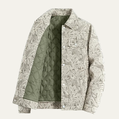 The Roma Men’s Casual Slim Fit Quilted Cotton Jacket 9