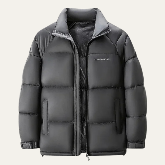 The Sagrantino Men’s Black Lightweight Warm Puffer Jacket 0