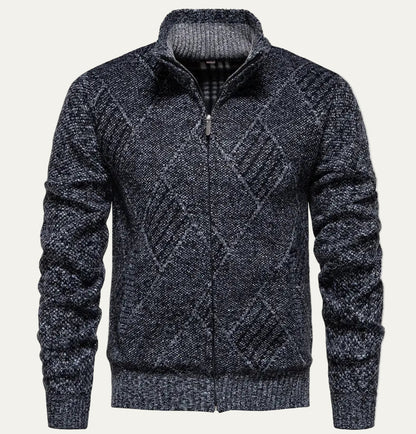 The San Fruttuoso Men’s Winter Zip Up Fleece Cardigan 6