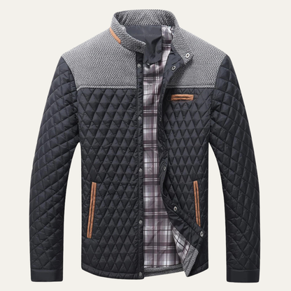 The San Marco Men's Lightweight Padded Quilted Bomber Jacket 0