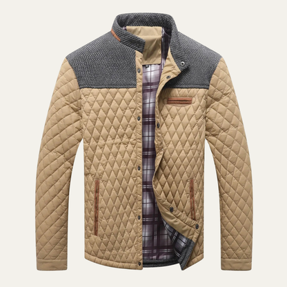 The San Marco Men's Lightweight Padded Quilted Bomber Jacket 7