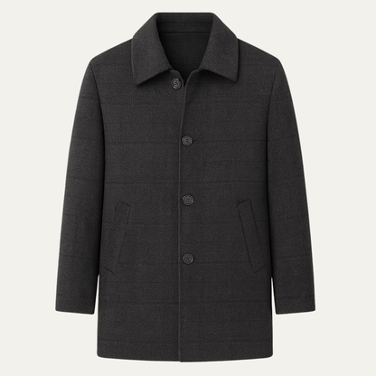 The Sanremo Men’s Winter Mid Length Wool Down Overcoat 1