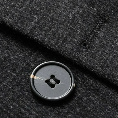 The Sanremo Men’s Winter Mid Length Wool Down Overcoat 4