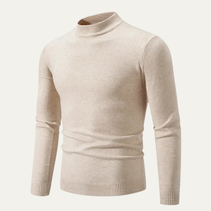 The Sarentino Men’s Turtleneck Slim Fit Warm Knit Jumper 0