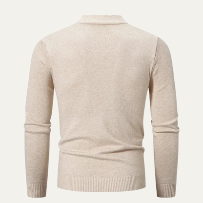The Sarentino Men’s Turtleneck Slim Fit Warm Knit Jumper 1