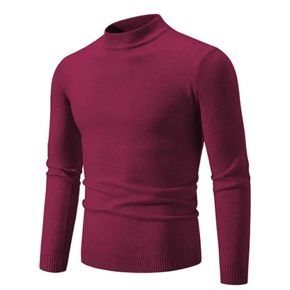 The Sarentino Men’s Turtleneck Slim Fit Warm Knit Jumper 6