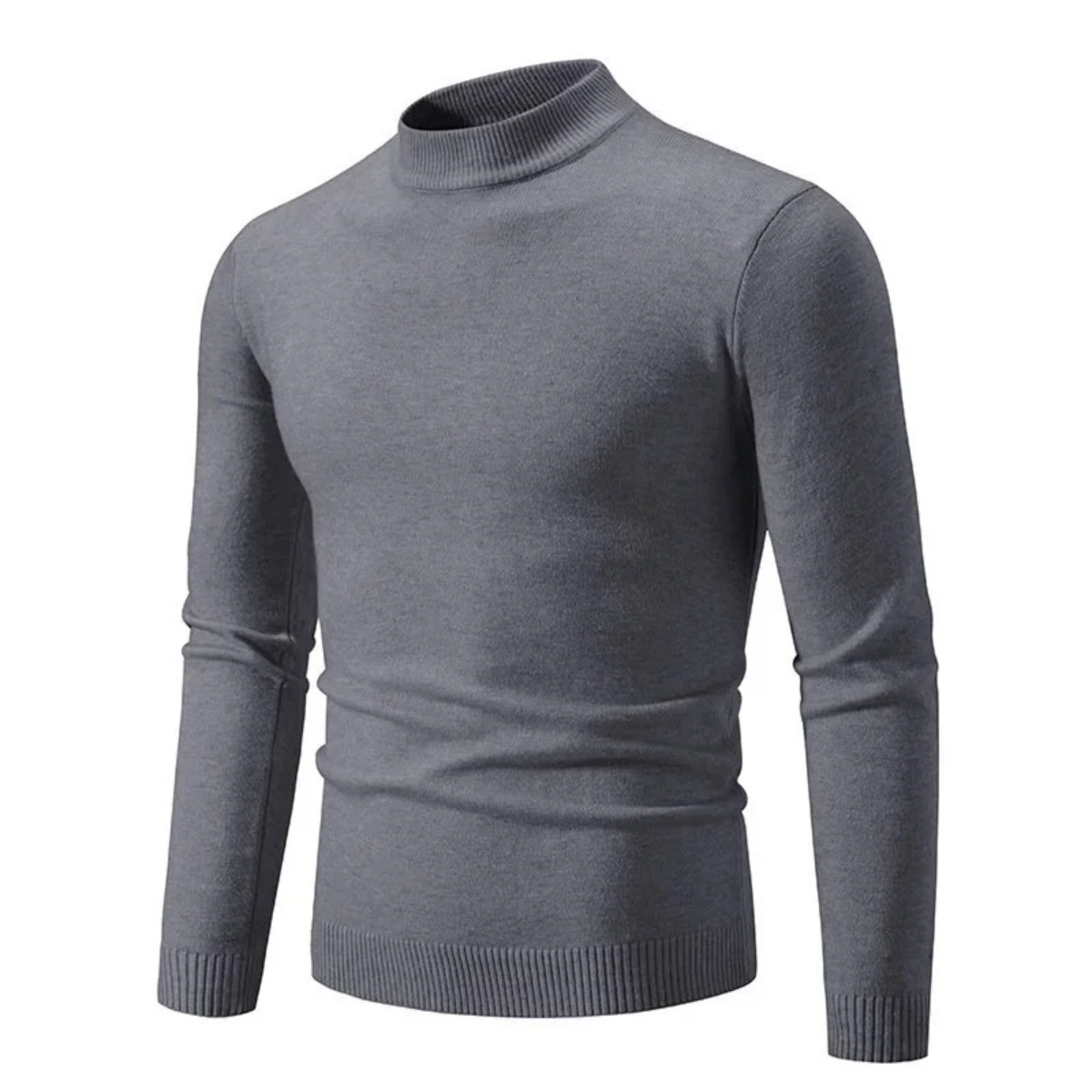 The Sarentino Men’s Turtleneck Slim Fit Warm Knit Jumper 8