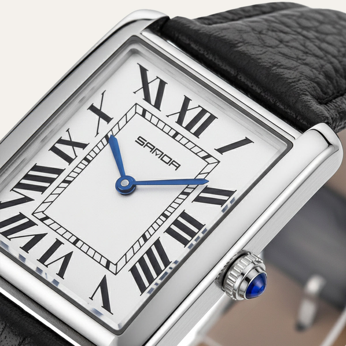 The Savile Men's Classic Luxury Quartz Watch - Premium Leather Strap 2