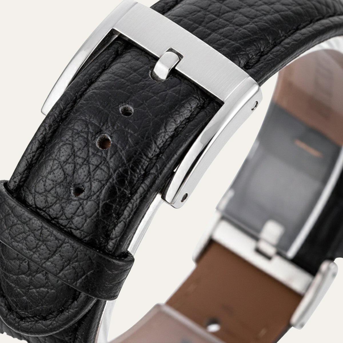 The Savile Men's Classic Luxury Quartz Watch - Premium Leather Strap 3