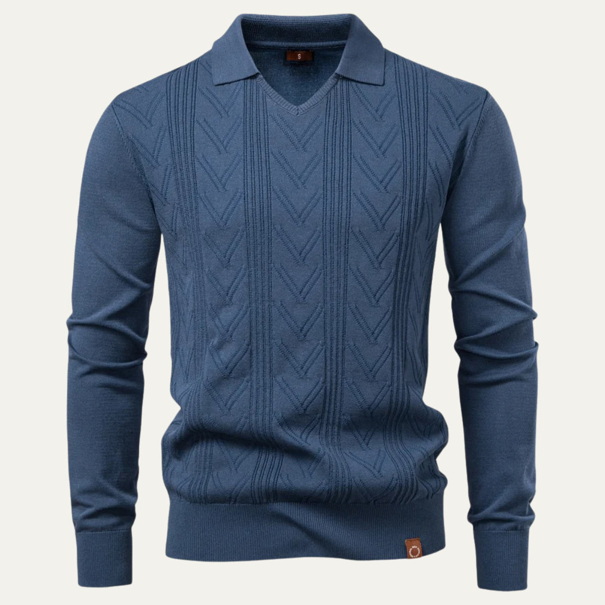 The Scarborough Men's Knit Casual Polo Jumper 10