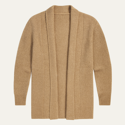 The Sherborne Men's Knitted Open Front Lightweight Cardigan 1