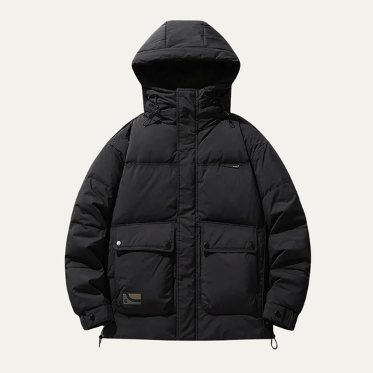 The Skye Men’s Thick Down Puffer Hooded Winter Jacket 0