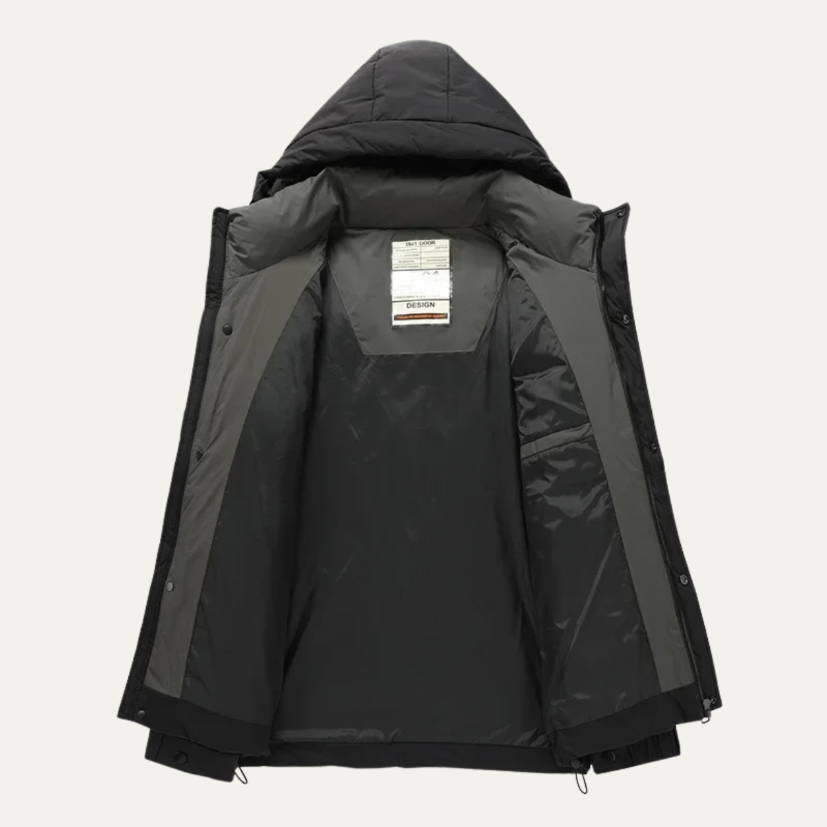 The Skye Men’s Thick Down Puffer Hooded Winter Jacket 1