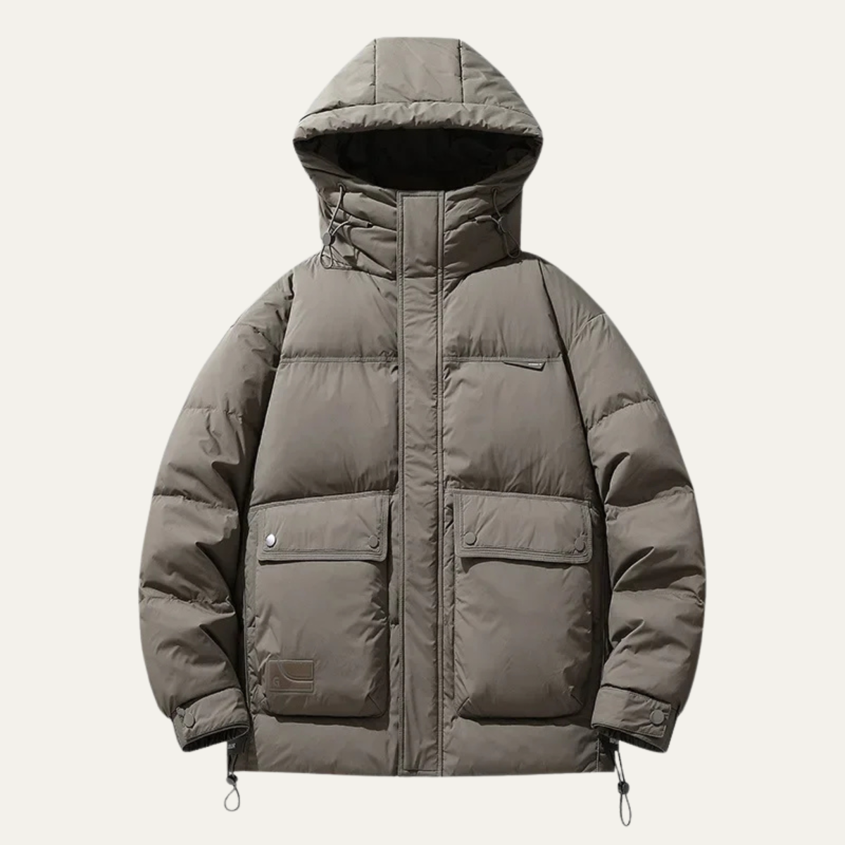 The Skye Men’s Thick Down Puffer Hooded Winter Jacket 9