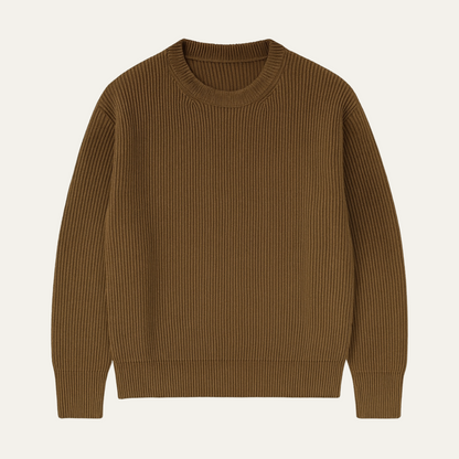 The St. Moritz Men’s Merino Wool Ribbed Luxury Knitted Jumper 0