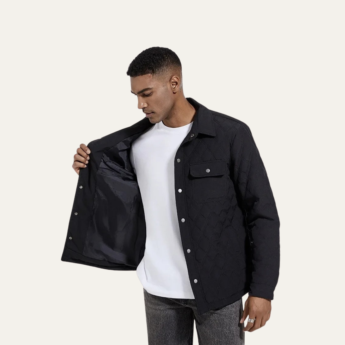 The St Davids Men's Casual Lightweight Quilted Jacket 6