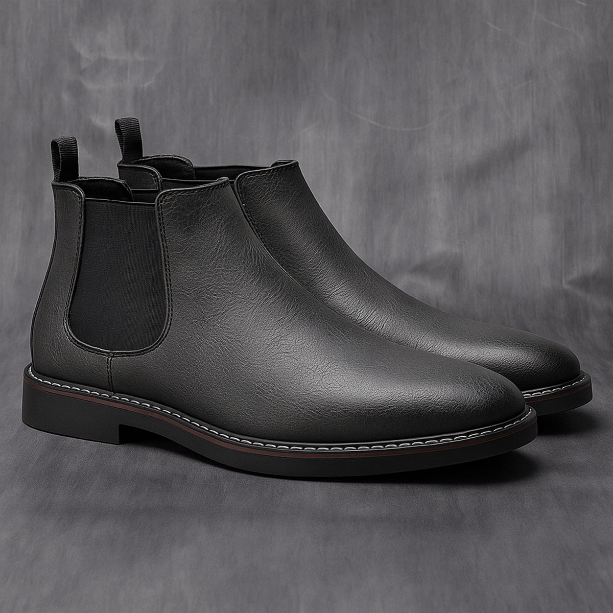 The Staffordshire Men's Classic Leather Chelsea Ankle Boots 3