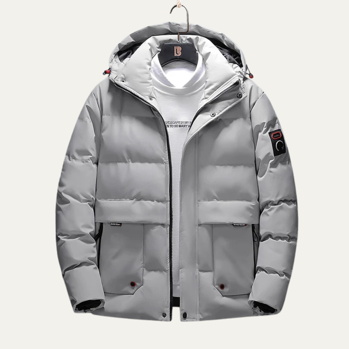 The Stirling Men’s Men’s Thick Warm Hooded Puffer Jacket 9