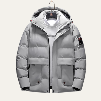 The Stirling Men’s Men’s Thick Warm Hooded Puffer Jacket 9