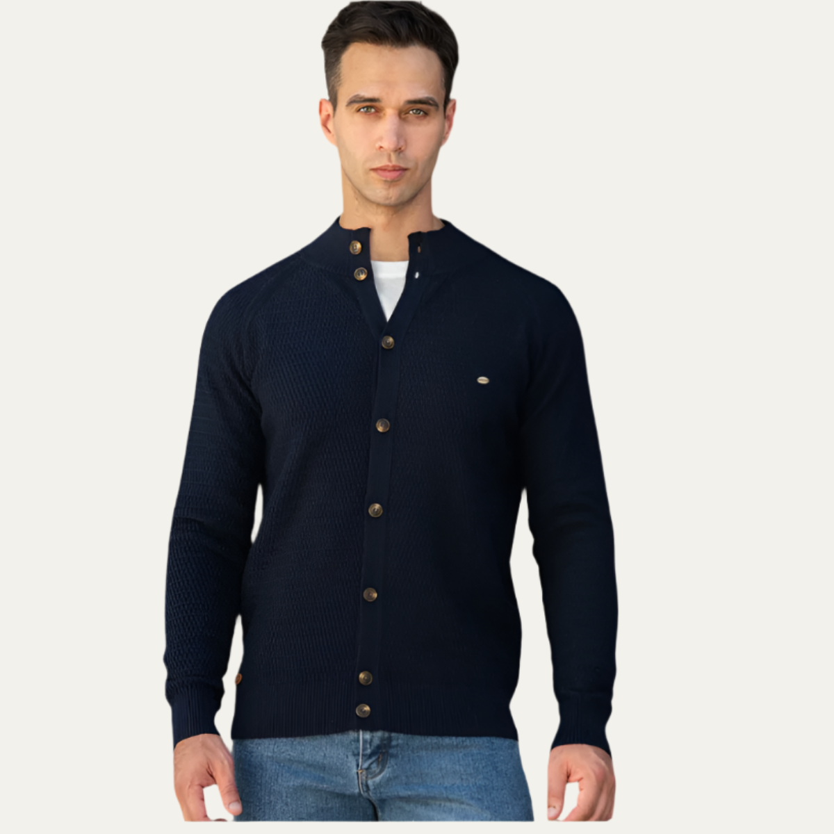 The Stratford 100% Cashmere Cardigan for Men 6