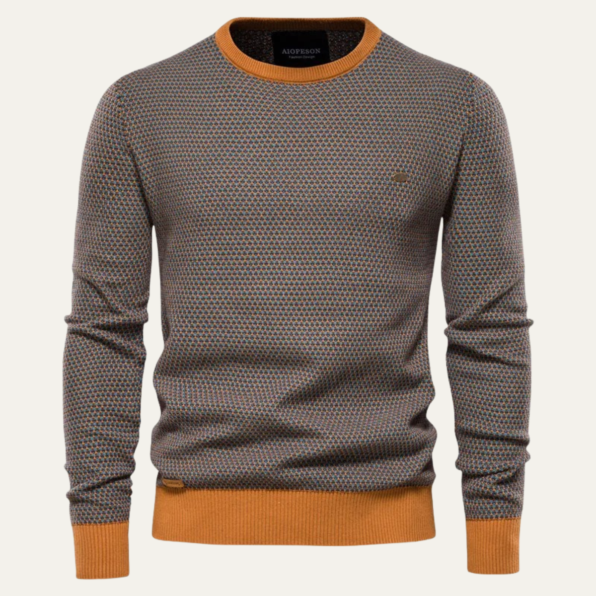 The Stratford Men’s Winter Knit Jumper with Contrast Trim 7
