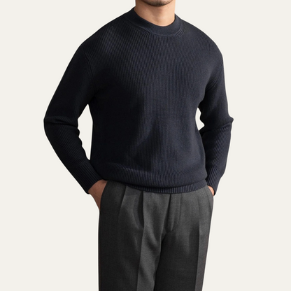 The Sunningdale Men's Wool Blend Crew Neck Jumper 4