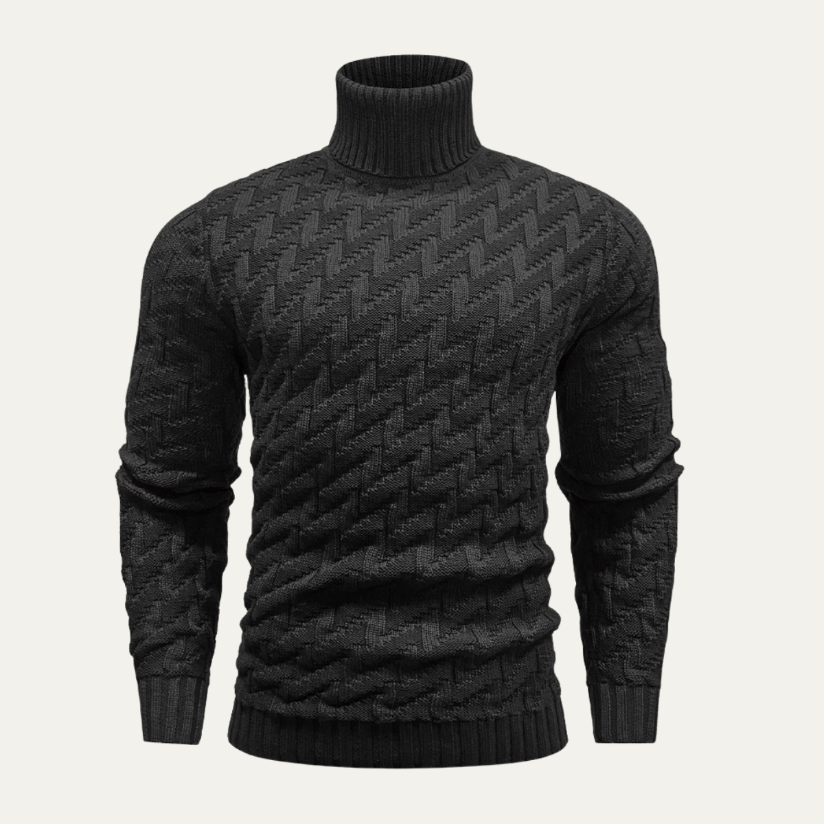 The Sussex Men’s Turtleneck Knit Warm Winter Jumper 0