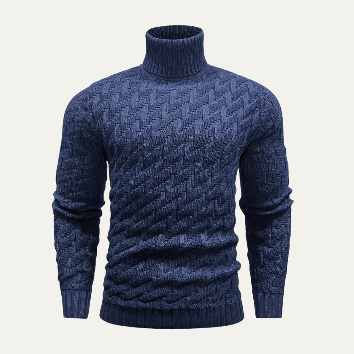 The Sussex Men’s Turtleneck Knit Warm Winter Jumper 1