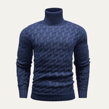 The Sussex Men’s Turtleneck Knit Warm Winter Jumper 1