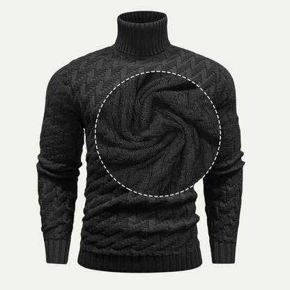The Sussex Men’s Turtleneck Knit Warm Winter Jumper 3