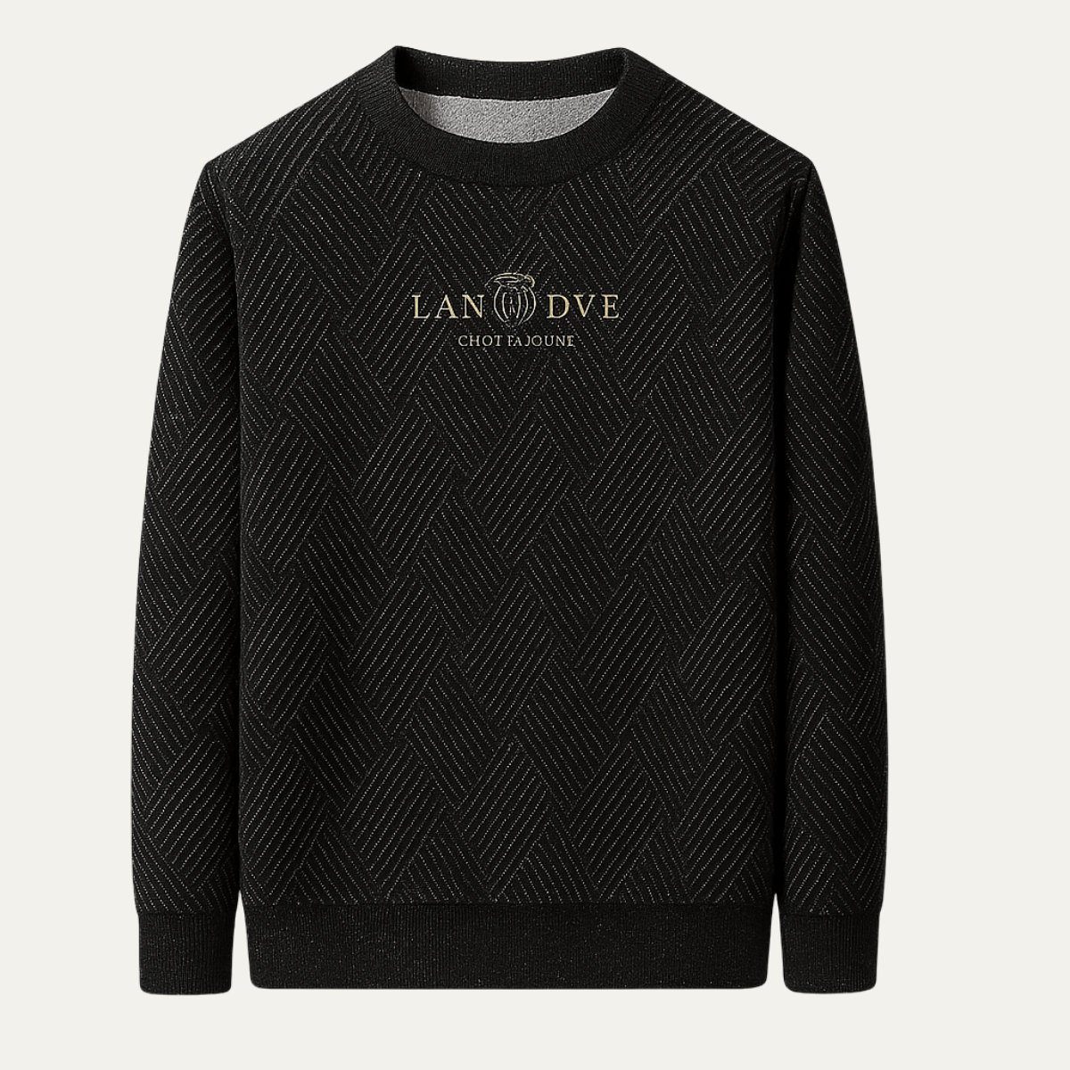 The Swansea Men's Winter Fleece Lined Velvet Jumper 3