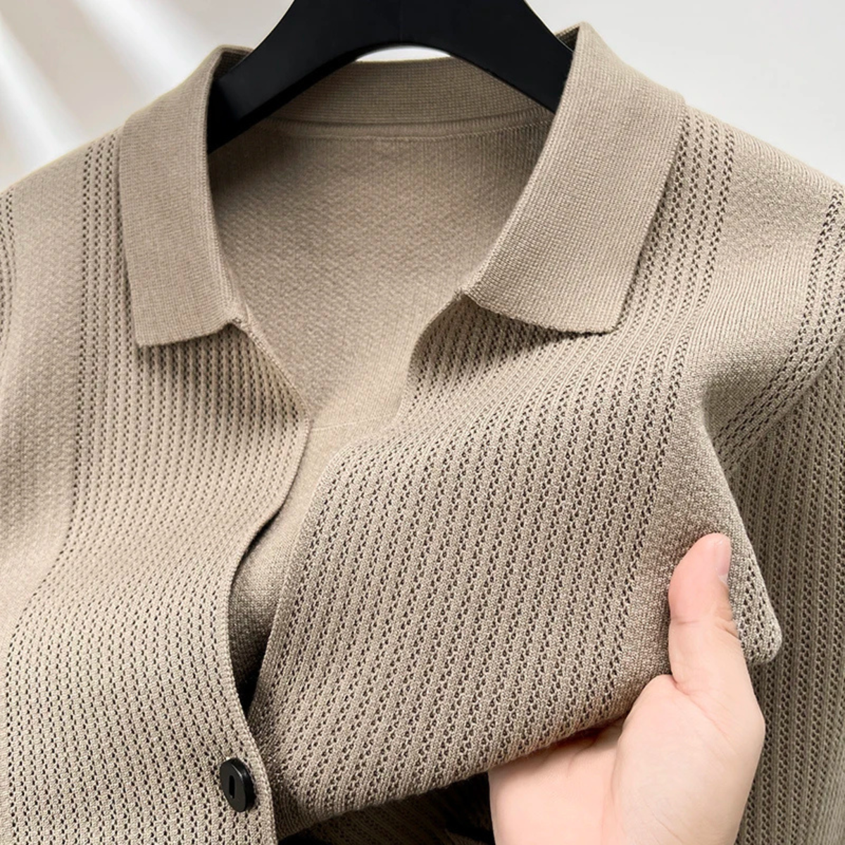 The Sydenham Men’s Breathable Soft Casual Knit Cardigan 1