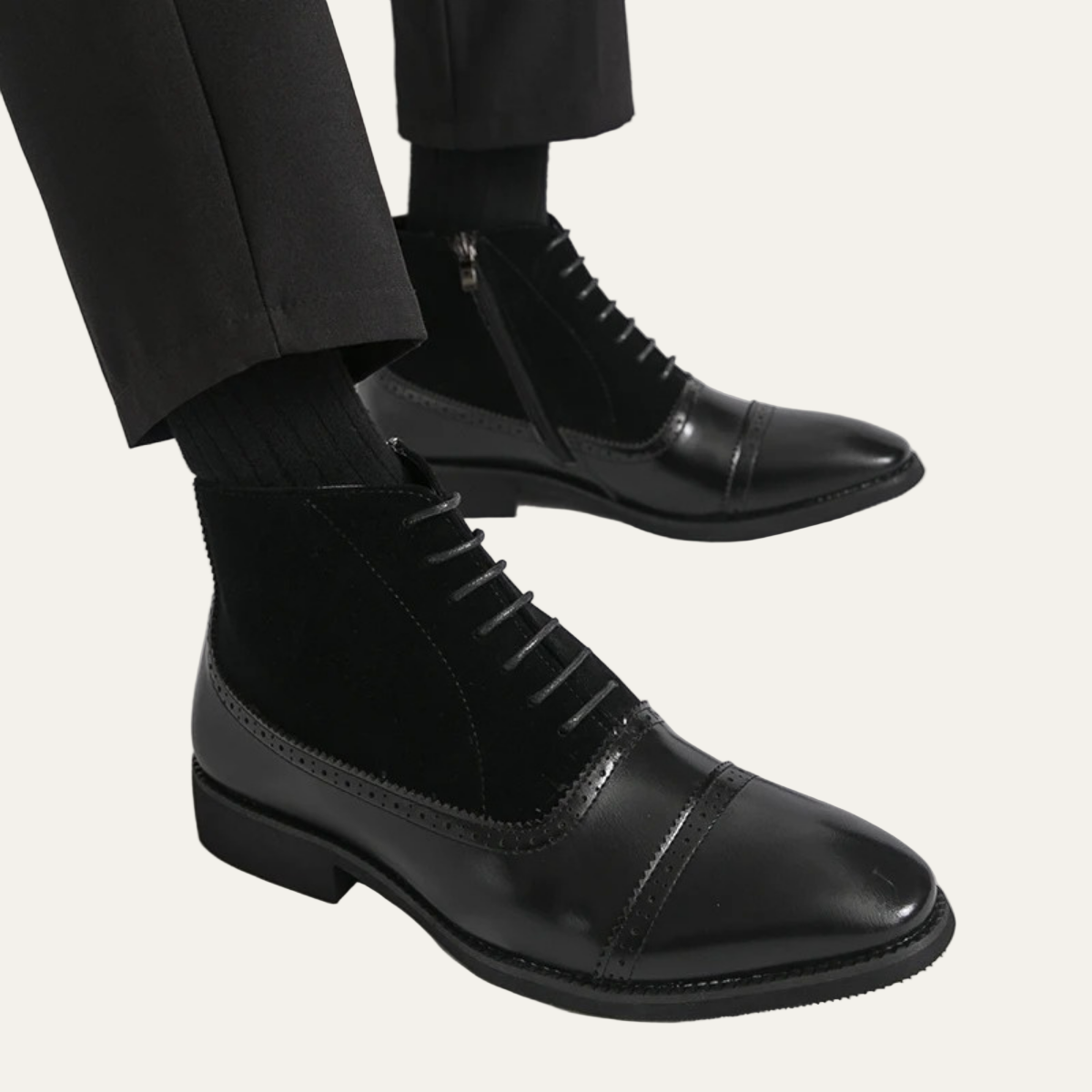 The Thistlewood Men’s Elegant Formal Chelsea Leather Boots 8