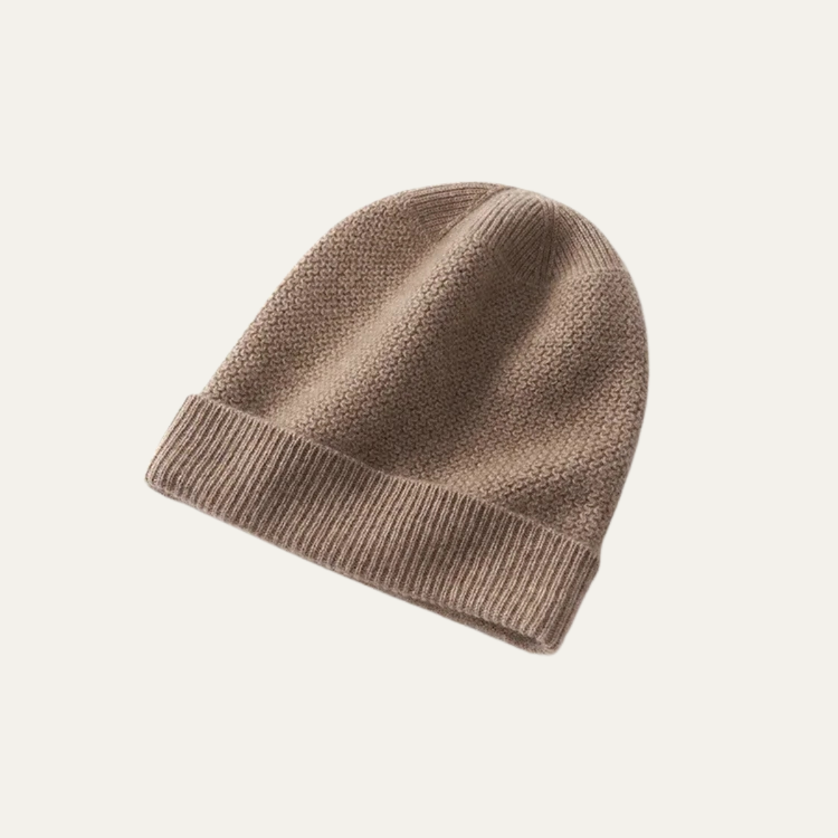 The Thornton Men’s Warm Ribbed Knit Cashmere Beanie Hat 0