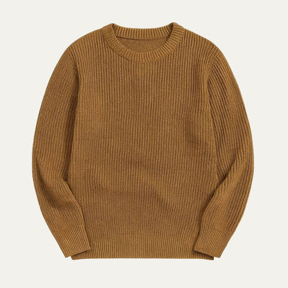 The Tokyo Merino Wool Ribbed O-Neck Jumper 8