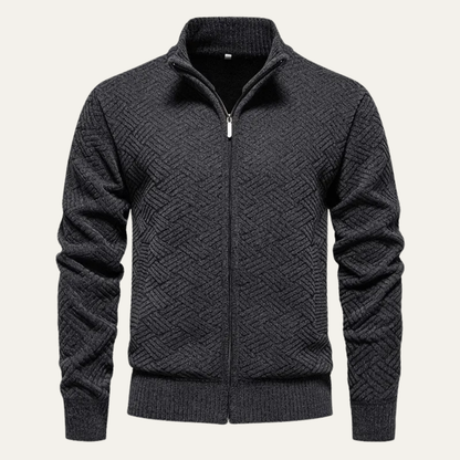 The Tropea Men’s Warm Fleece Lined Knitted Zip Cardigan 0