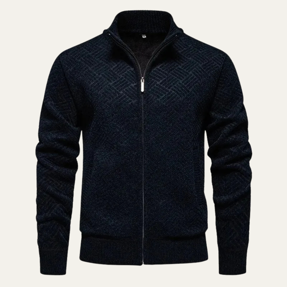 The Tropea Men’s Warm Fleece Lined Knitted Zip Cardigan 3
