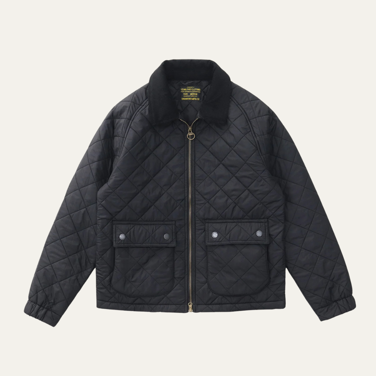 The Trouville Men’s Retro Quilted Winter  Bomber Jacket 0