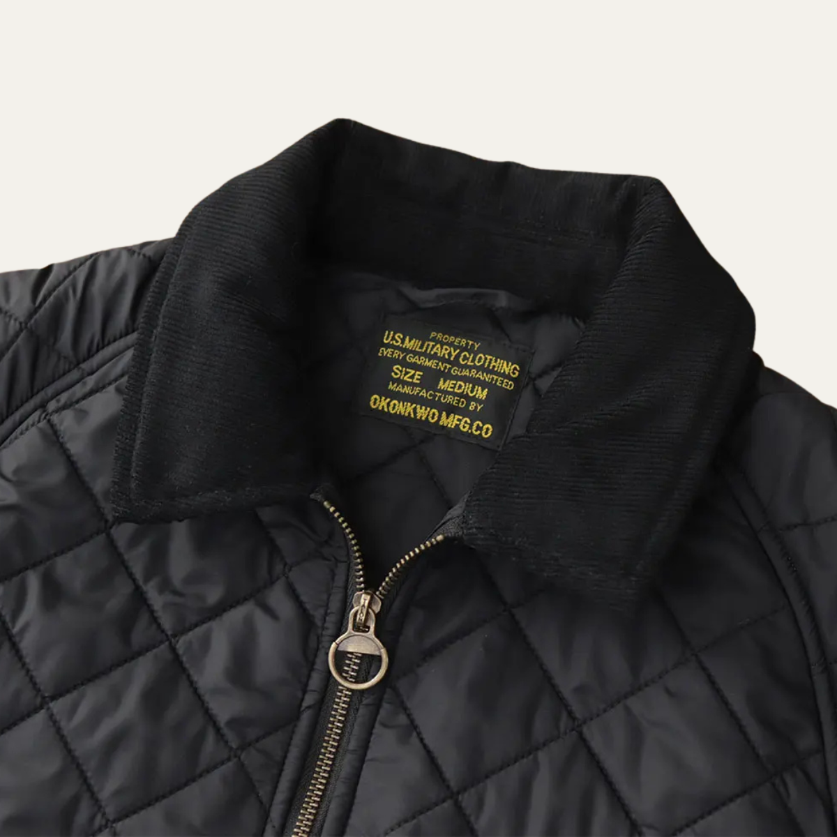 The Trouville Men’s Retro Quilted Winter  Bomber Jacket 3