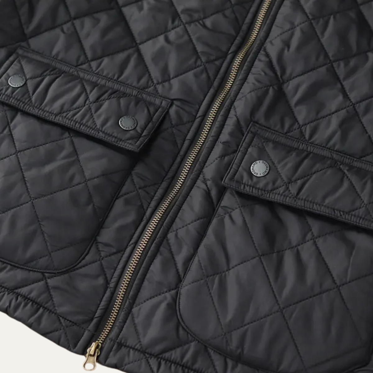 The Trouville Men’s Retro Quilted Winter  Bomber Jacket 5