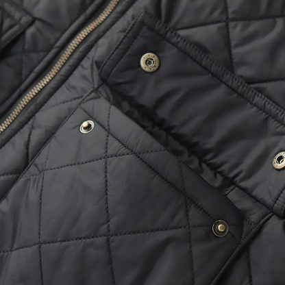 The Trouville Men’s Retro Quilted Winter  Bomber Jacket 6