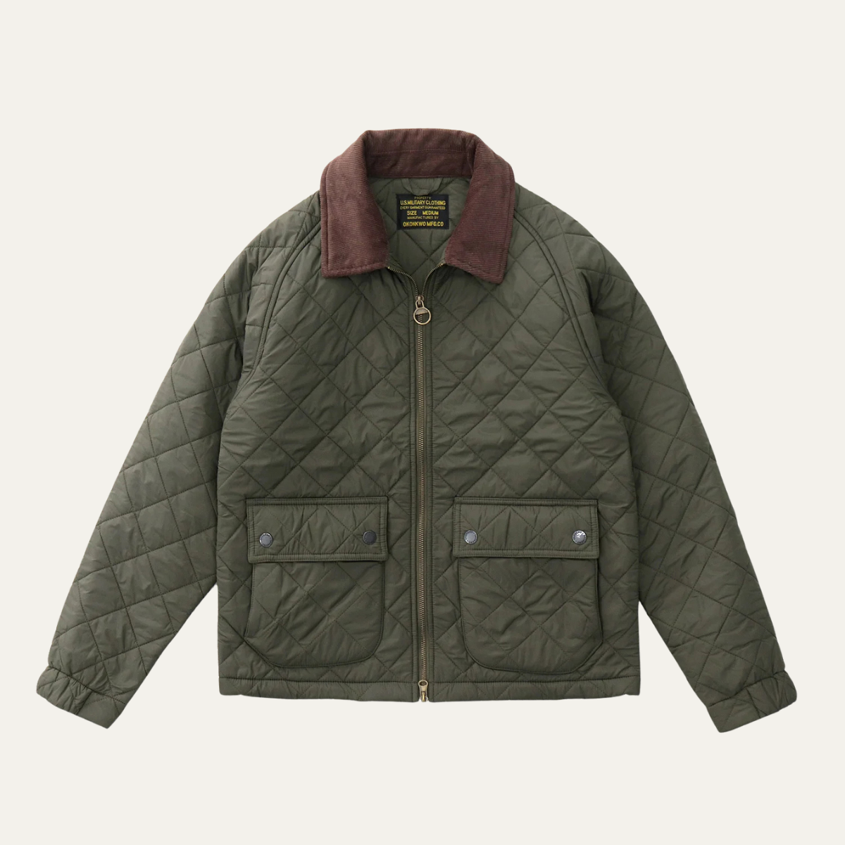 The Trouville Men’s Retro Quilted Winter  Bomber Jacket 7