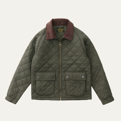 The Trouville Men’s Retro Quilted Winter  Bomber Jacket 7