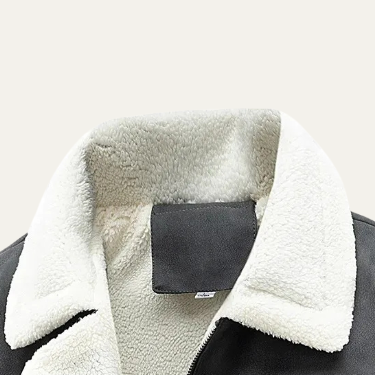 The Venezia Men’s Suede Winter Fleece Lined Aviator Jacket 2