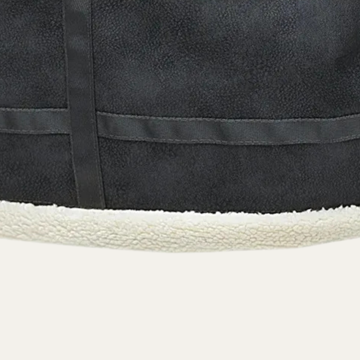 The Venezia Men’s Suede Winter Fleece Lined Aviator Jacket 5