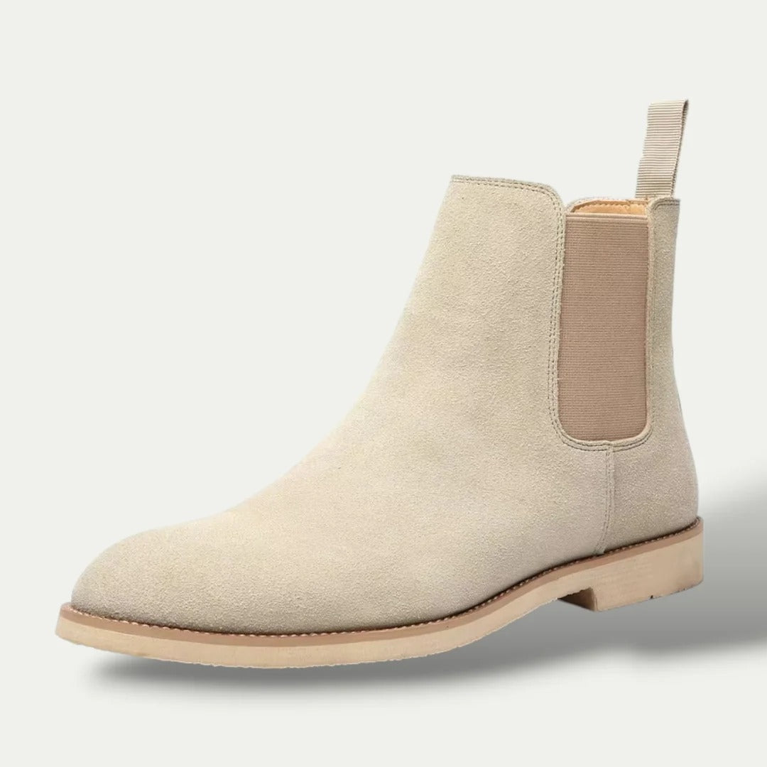 The Vienna Men's Suede Chelsea Boots - Genuine Leather Ankle Boots 2