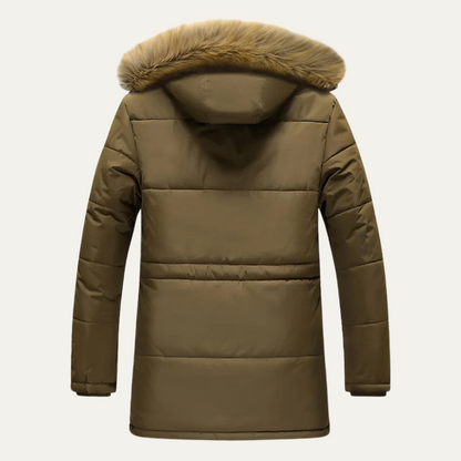 The Wandsworth Men's Winter Fur Hooded Parka Jacket 1