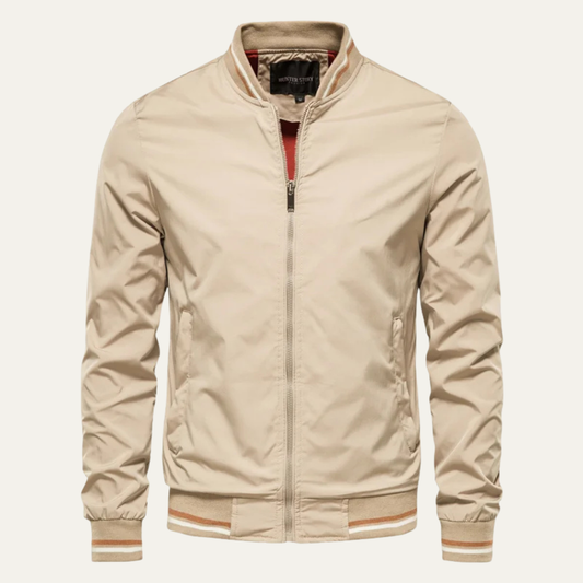 The Warwick Men’s Trendy Zip Up Lightweight Bomber Jacket 0