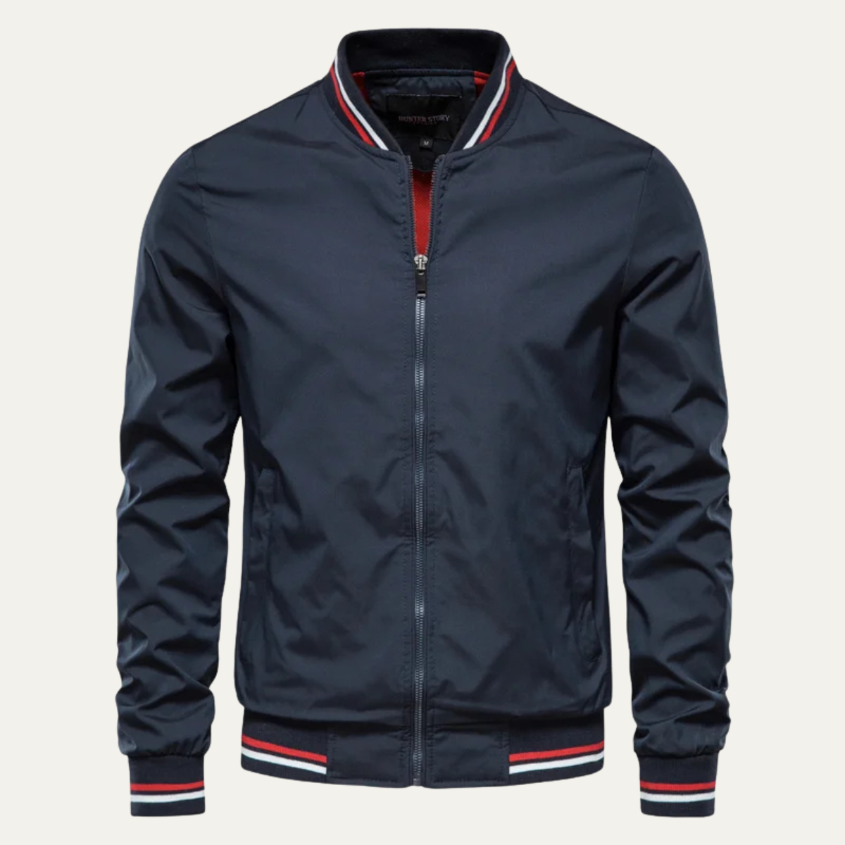 The Warwick Men’s Trendy Zip Up Lightweight Bomber Jacket 5